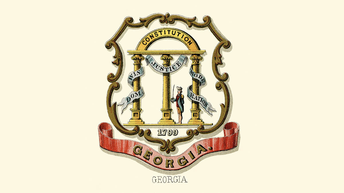the Georgia coat of arms