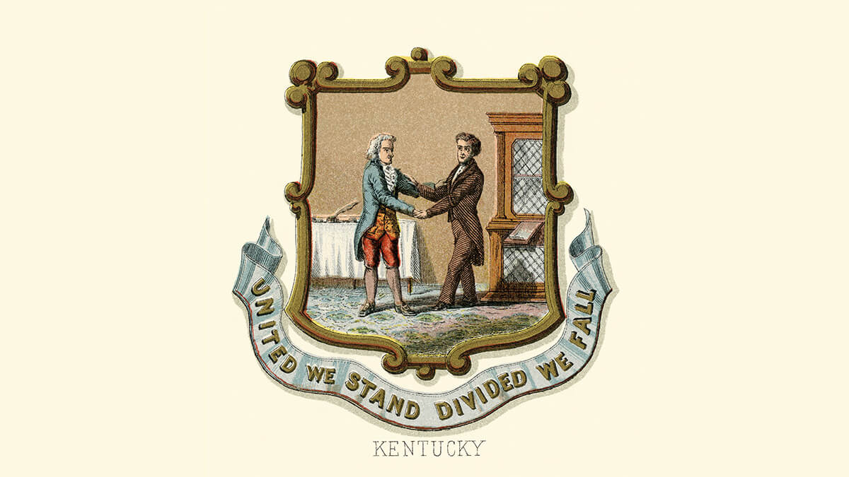 the Kentucky coat of arms