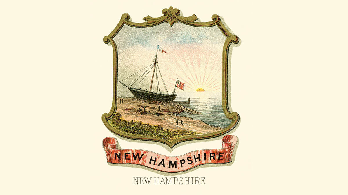 the New Hampshire coat of arms
