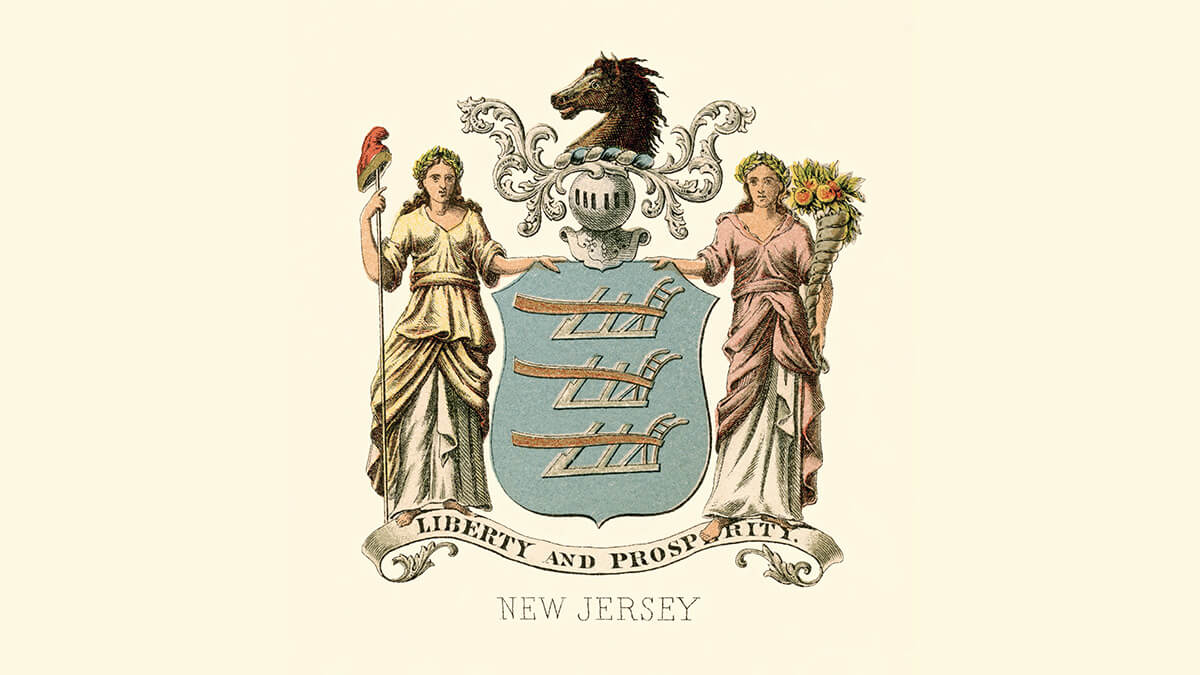 the New Jersey coat of arms
